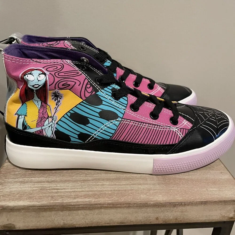 NEW Disney The Nightmare Before Christmas Shoes Sneakers High Top size 10 women